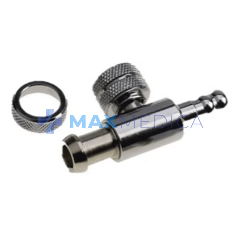 Zawór spustowy powietrza, z filtrem siatkowym, chromowany