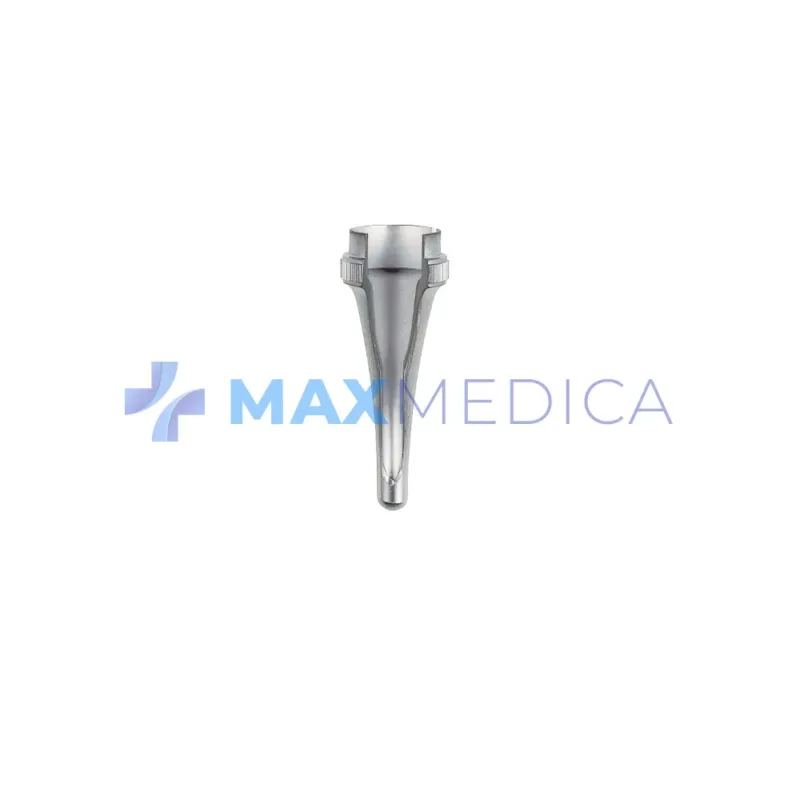 Wziernik weterynaryjny, metalowy, do otoskopu weterynaryjnego, śr. wew. 7,5 mm, dł. 68 mm