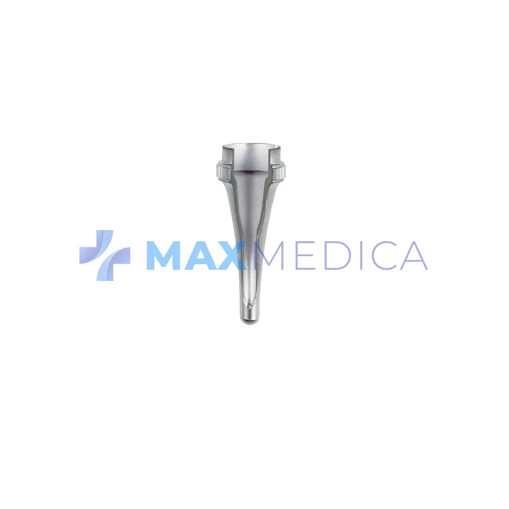 Wziernik weterynaryjny, metalowy, do otoskopu weterynaryjnego, śr. wew. 7,5 mm, dł. 68 mm