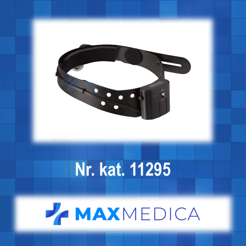 Opaska na głowę do lampy ClarN, z pojemnikiem na baterie lub akumulatory