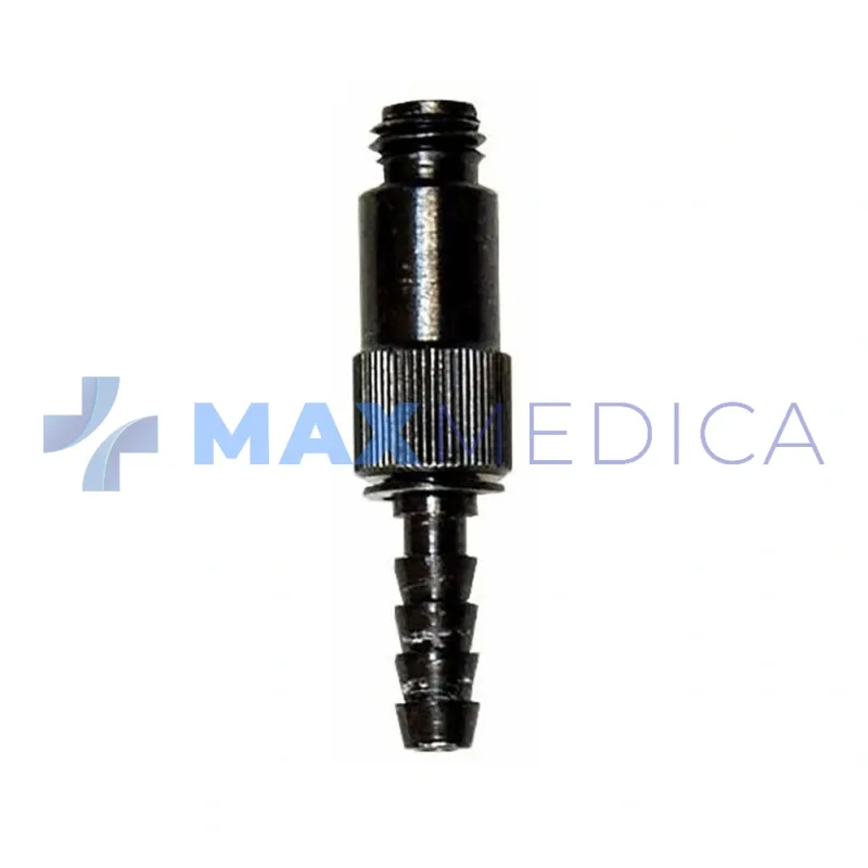 Łącznik do ciśnieniomierzy zegarowych R1 shock-proof, czarny