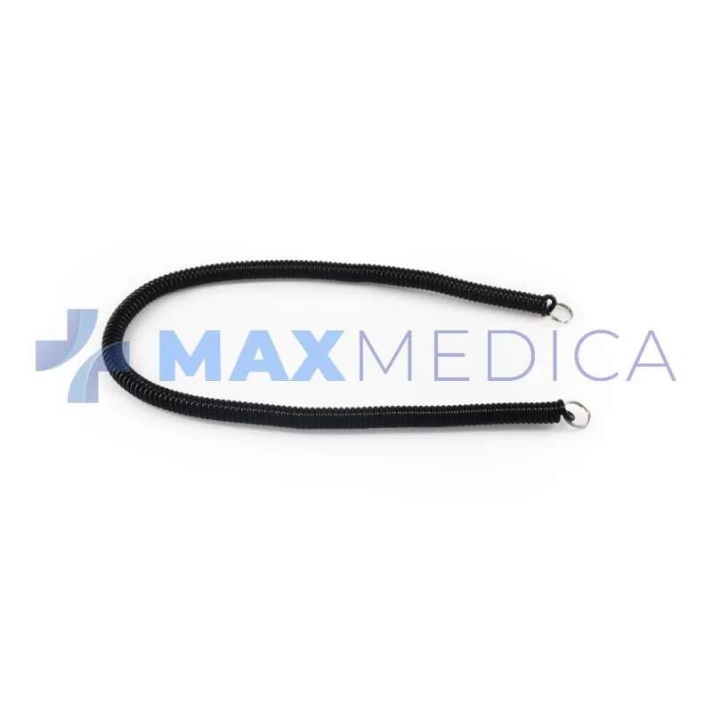 RVS-100 / RVS-200 (Linka antykradzieżowa do termometrów, długość 50 cm, czarna, z kółkiem na klucze na obu końcach)