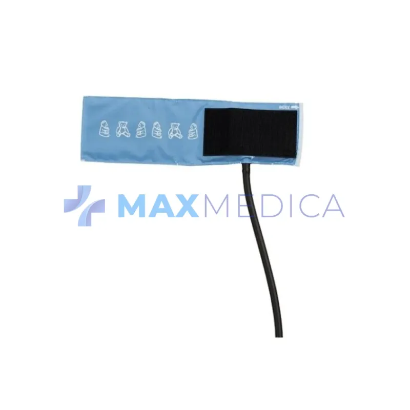 Mankiet dla niemowląt, jednoprzewodowy, 23 x 7.2 cm, obw. 7.5-13cm, niebieski