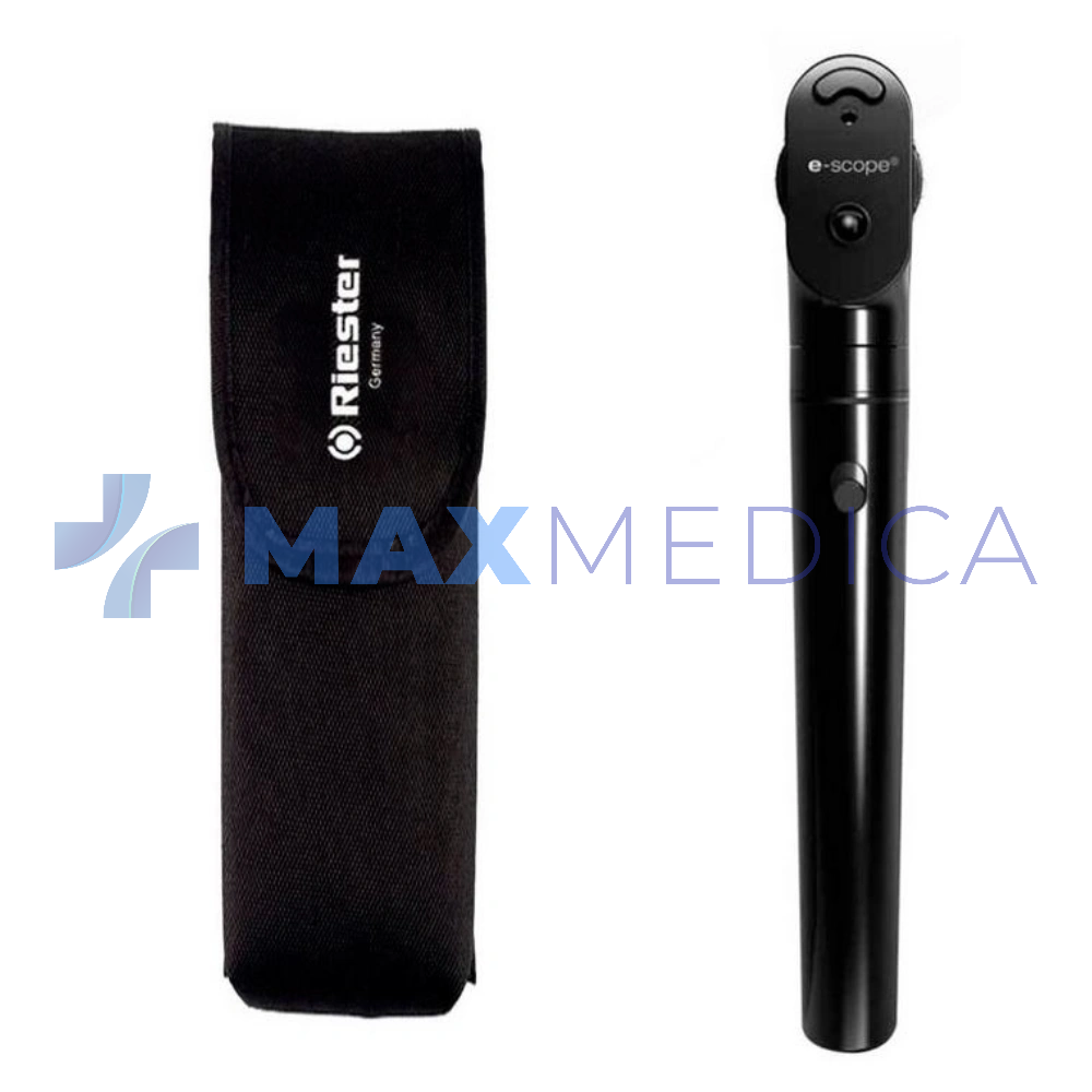 Oftalmoskop e-scope XL 2,5V, w miękkim etui, czarny