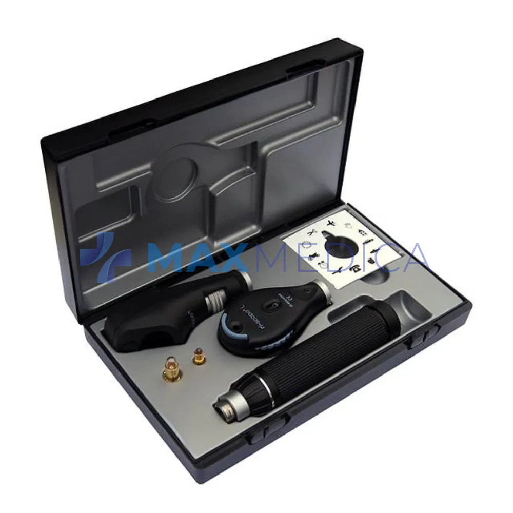 Retinoskop ri-vision, szczelina, HL/XL 2,5V, rękojeść bateryjna typ C