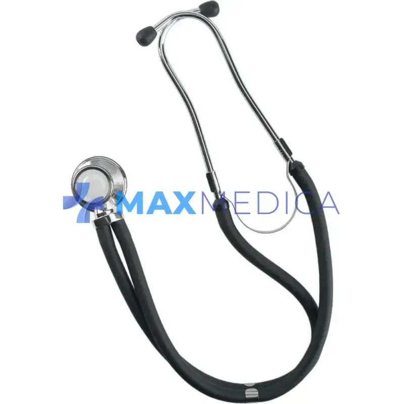 Stetoskop ri-rap, podwójne przewody 40cm, chromowany, niebieski