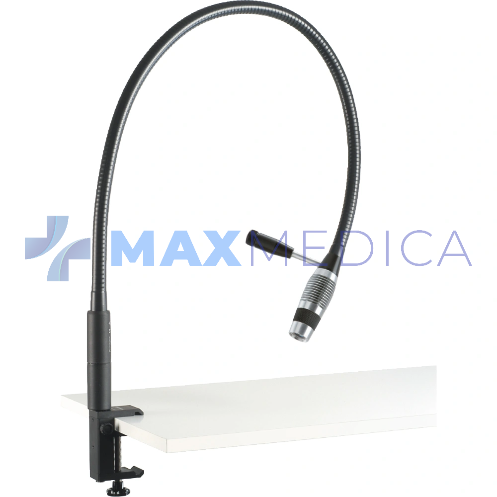 Lampa zabiegowa ri-magic HP-LED, elastyczne ramię 1,1m, biurkowa, zasilanie sieciowe