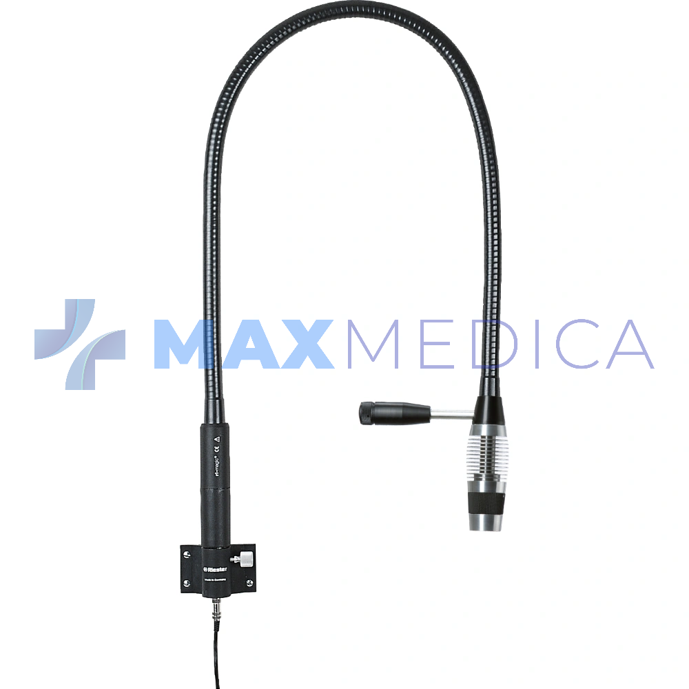 Lampa zabiegowa ri-magic HP-LED, elastyczne ramię 1,1m, scienna, zasilanie sieciowe