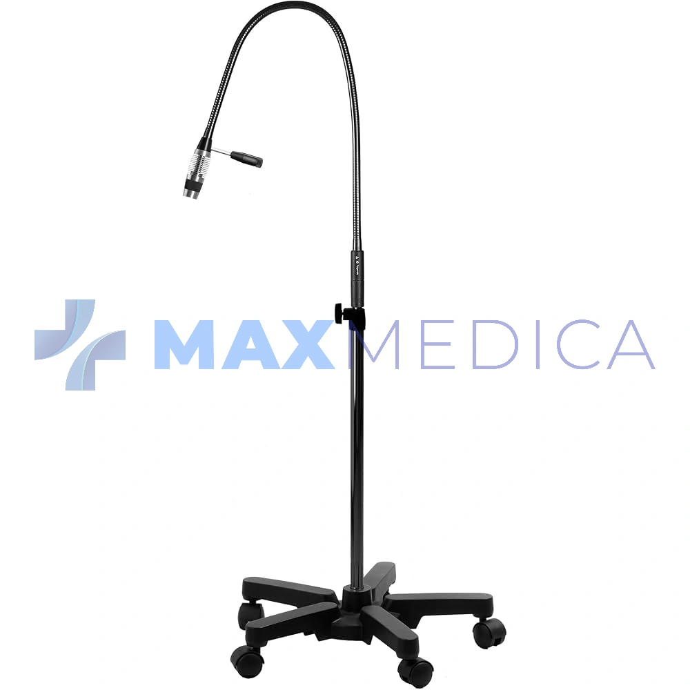 Lampa zabiegowa ri-magic HP-LED, elastyczne ramię 1,1m, na statywie jezdnym, zasilanie sieciowe