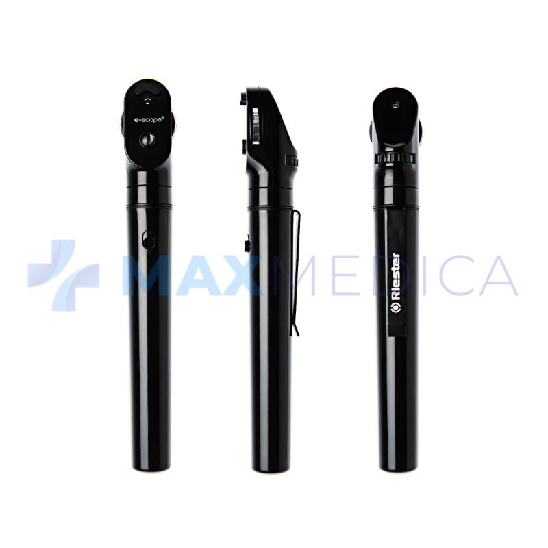 Oftalmoskop e-scope XL 2,5V, w miękkim etui, czarny