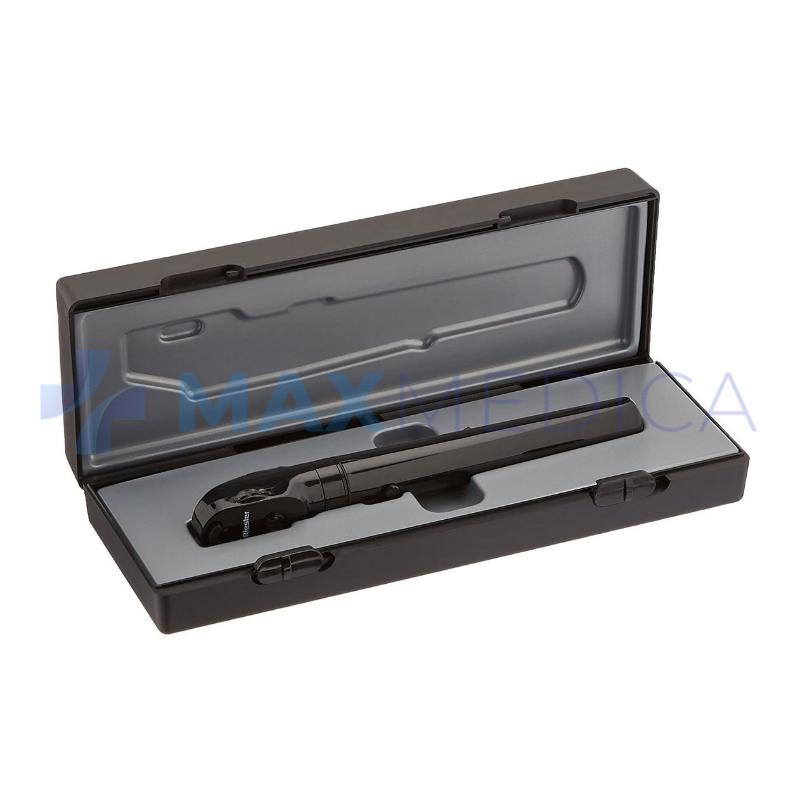 Oftalmoskop e-scope światłowód LED 3,7V, w twardym futerale, czarny