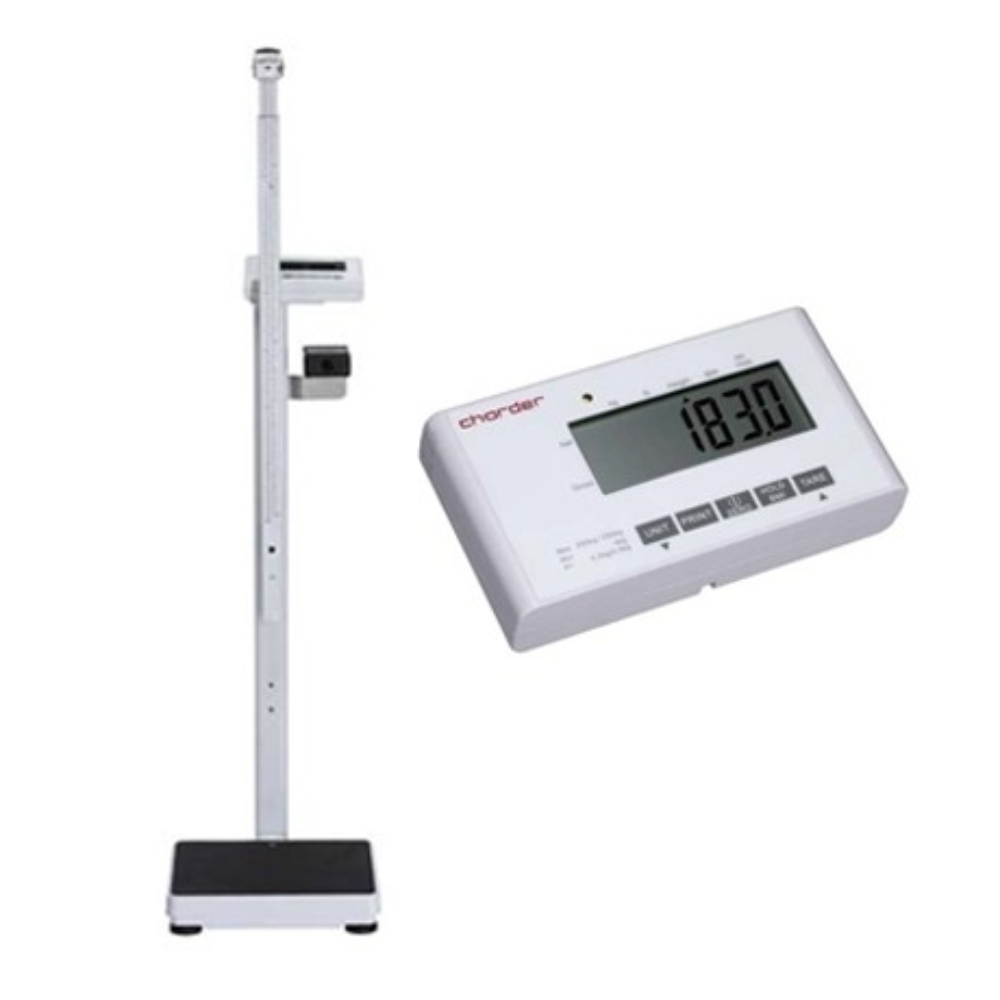 Elektroniczna waga medyczna Charder MS 4900 + wzrostomierz teleskopowy + funkcja BMI (klasy III)
