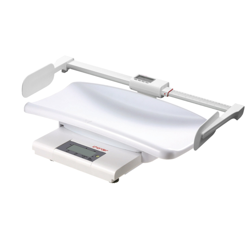 Elektroniczna waga medyczna niemowlęca i podłogowa z legalizacją Charder MS 4200 z wzrostomierzem elektronicznym, infantometrem