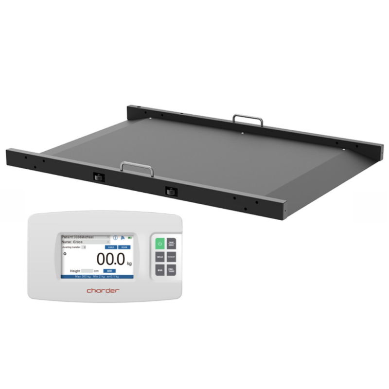 Elektroniczna waga platformowa bariatryczna z legalizacją CHARDER MS3880 do 300kg z bezprzewodową transmisją danych (EMR ready)