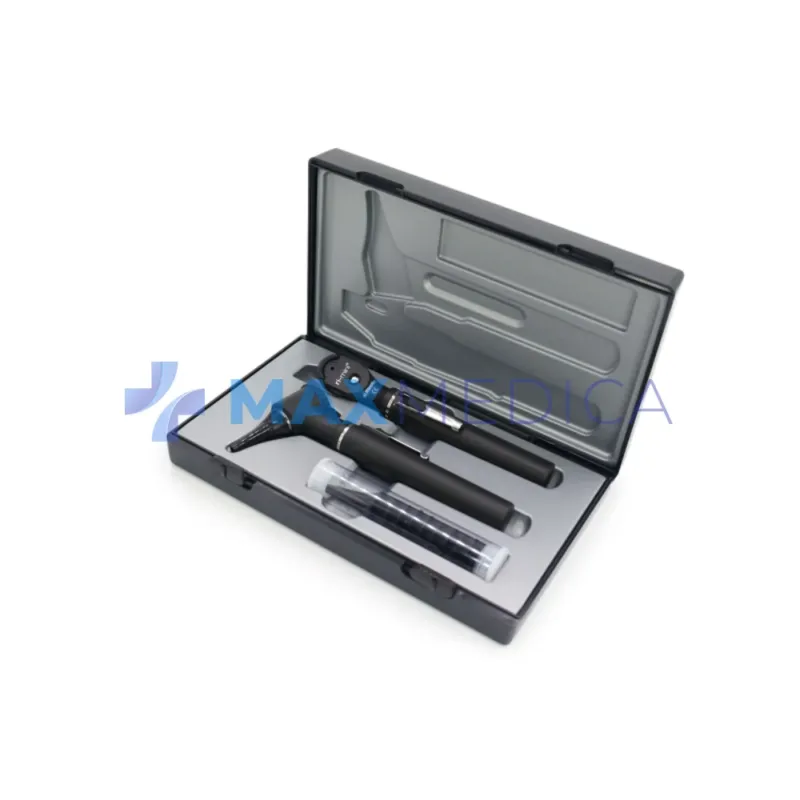 Zestaw Otoskop/Oftalmoskop ri-mini, XL 2,5 V, czarny, w twardy etui