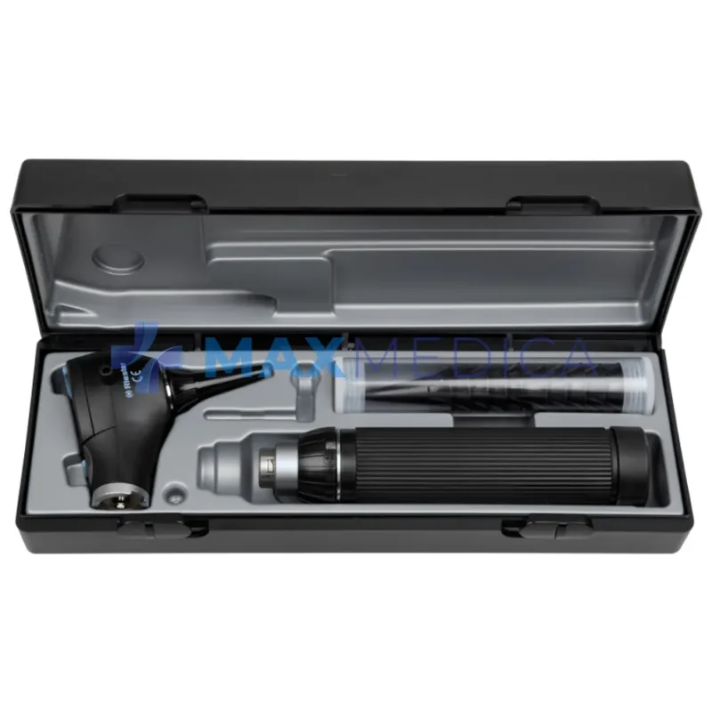 Otoskop ri-scope L2 F.O. LED 3,5 V + rękojeść akumulatorowa typ C, w twardym futerale