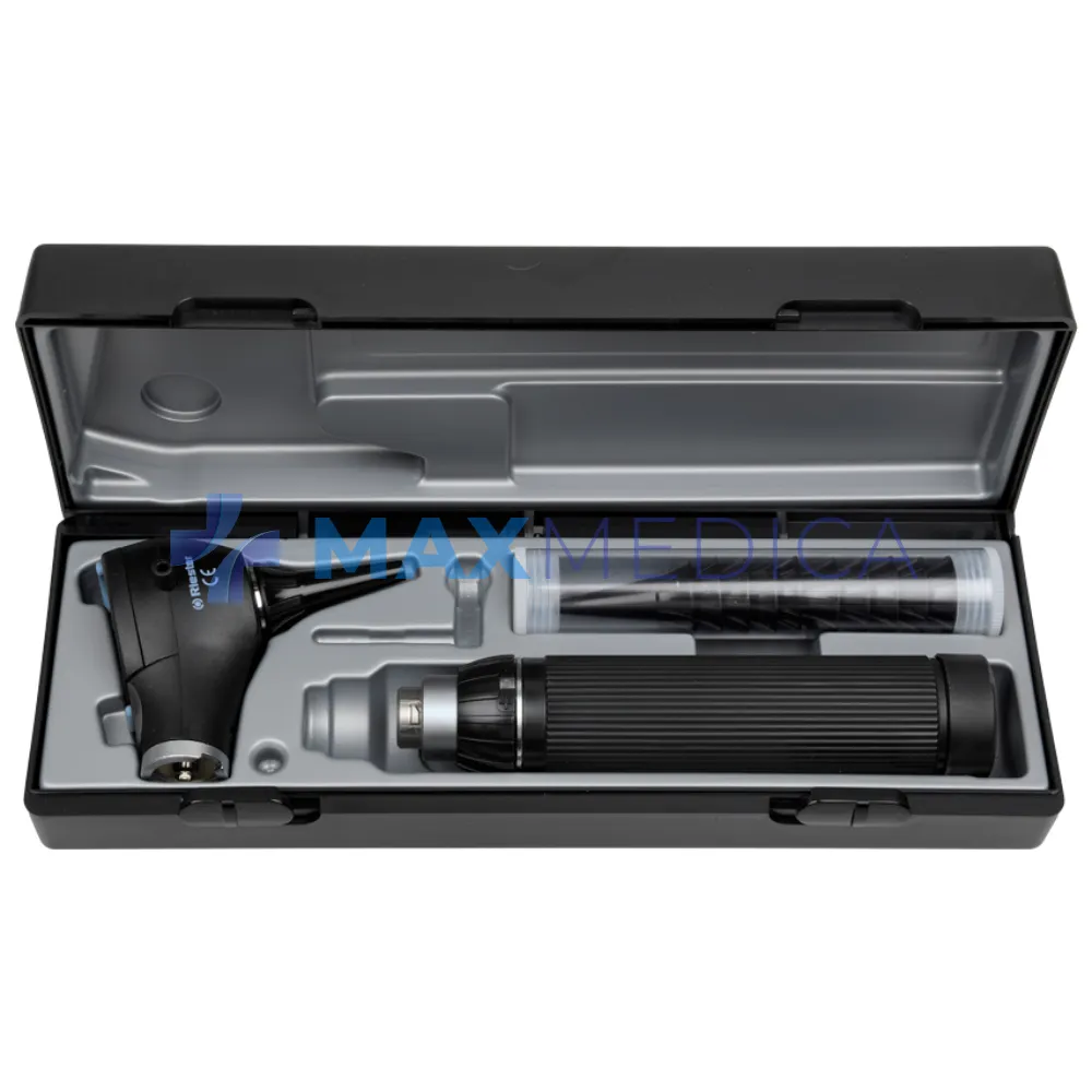 Otoskop ri-scope L2 F.O. LED 3,5 V + rękojeść akumulatorowa typ C, w twardym futerale