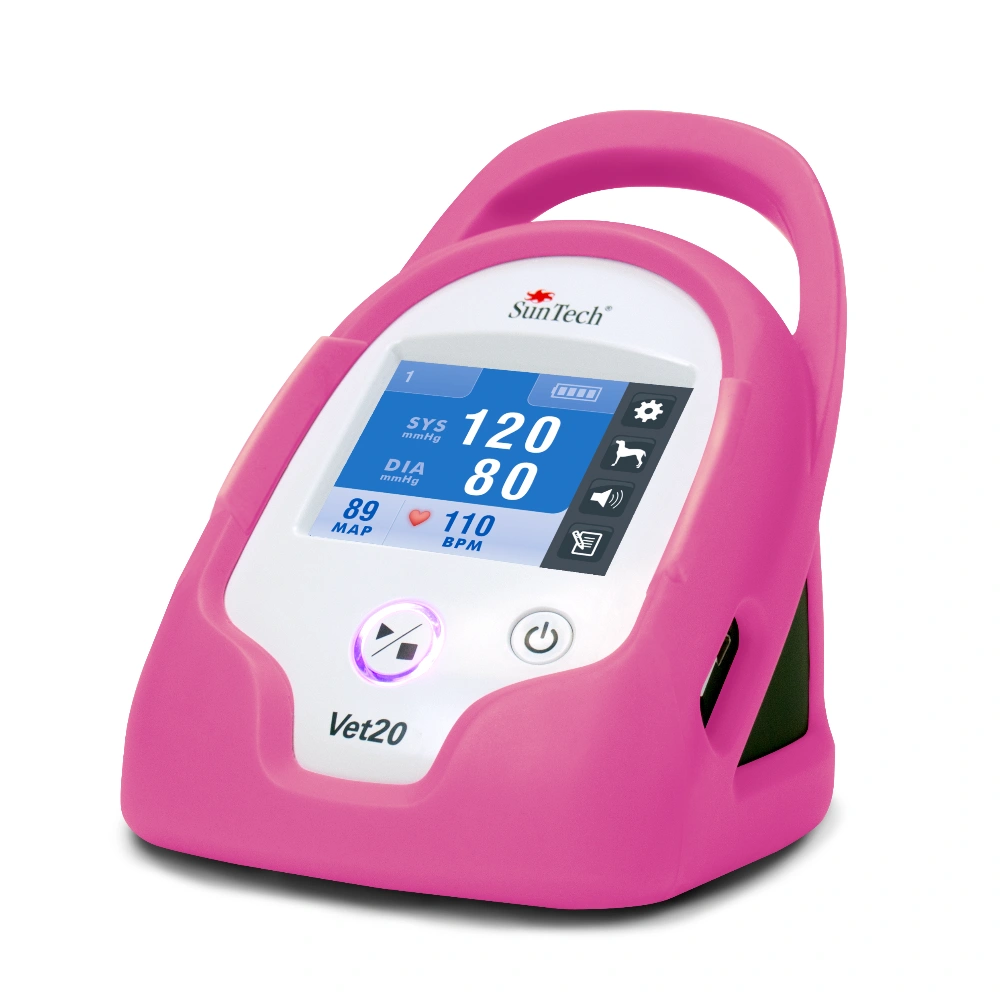 SunTech Monitor Vet20 ciśnieniomierz - różowa obudowa Flamingo - wersja bateryjna