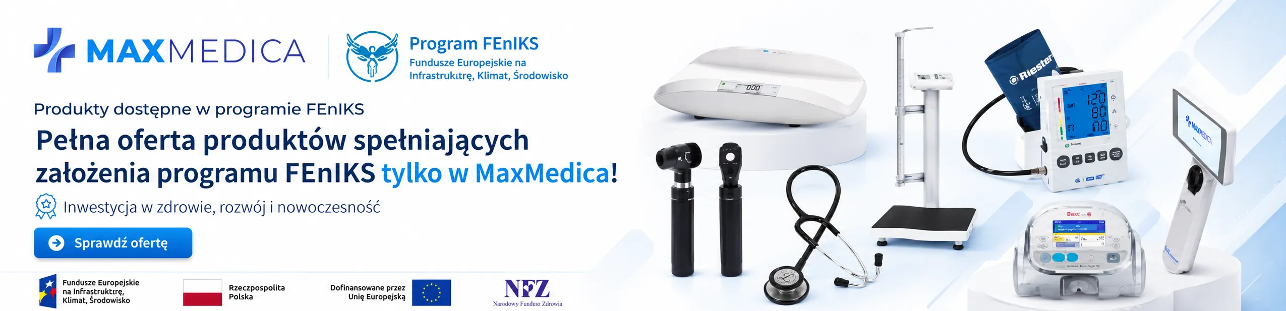 Program FEnIKS - produkty dostępne w MaxMedica