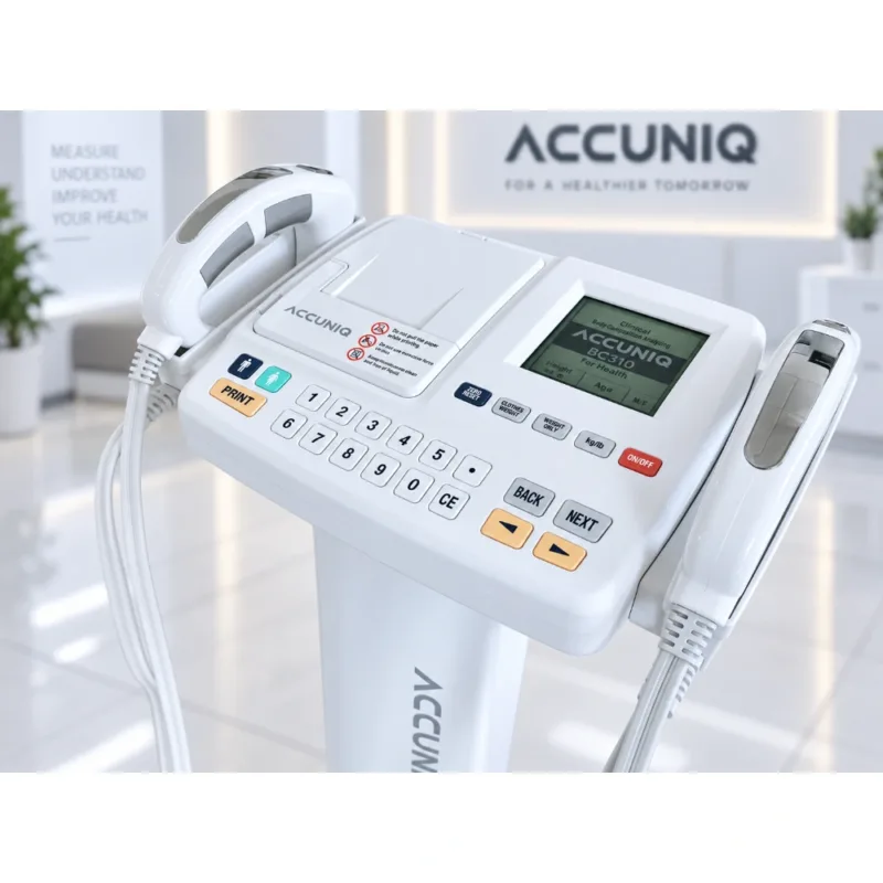 Accuniq BC310 Analizator Składu Ciała z Wagą i Składaną Kolumną